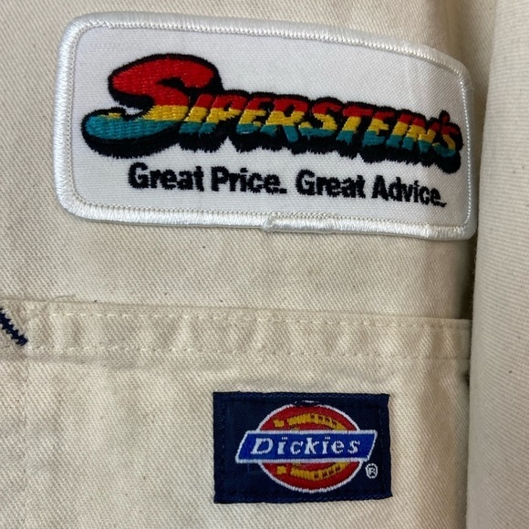VINTAGE DICKIES BLANET LINED CANVAS WORK CHORE PAINTERS JACKET STREETWEAR MENS - Picture 4 of 14